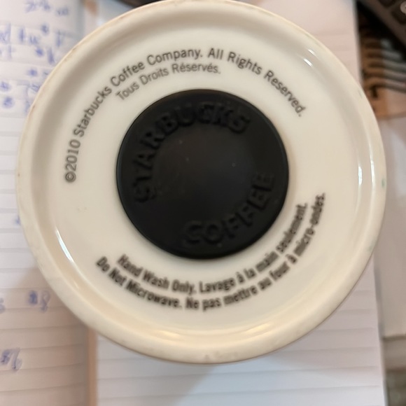 Collectors edition Starbucks ceramic Jonathan Adler thermal travel cup - Picture 7 of 12